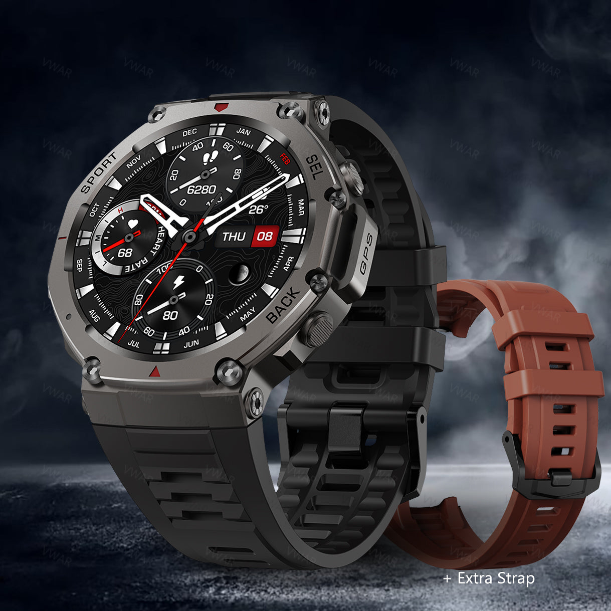 Adventure Ready Outdoor GPS Watch With 5 ATM Water Resistance - Ormexis