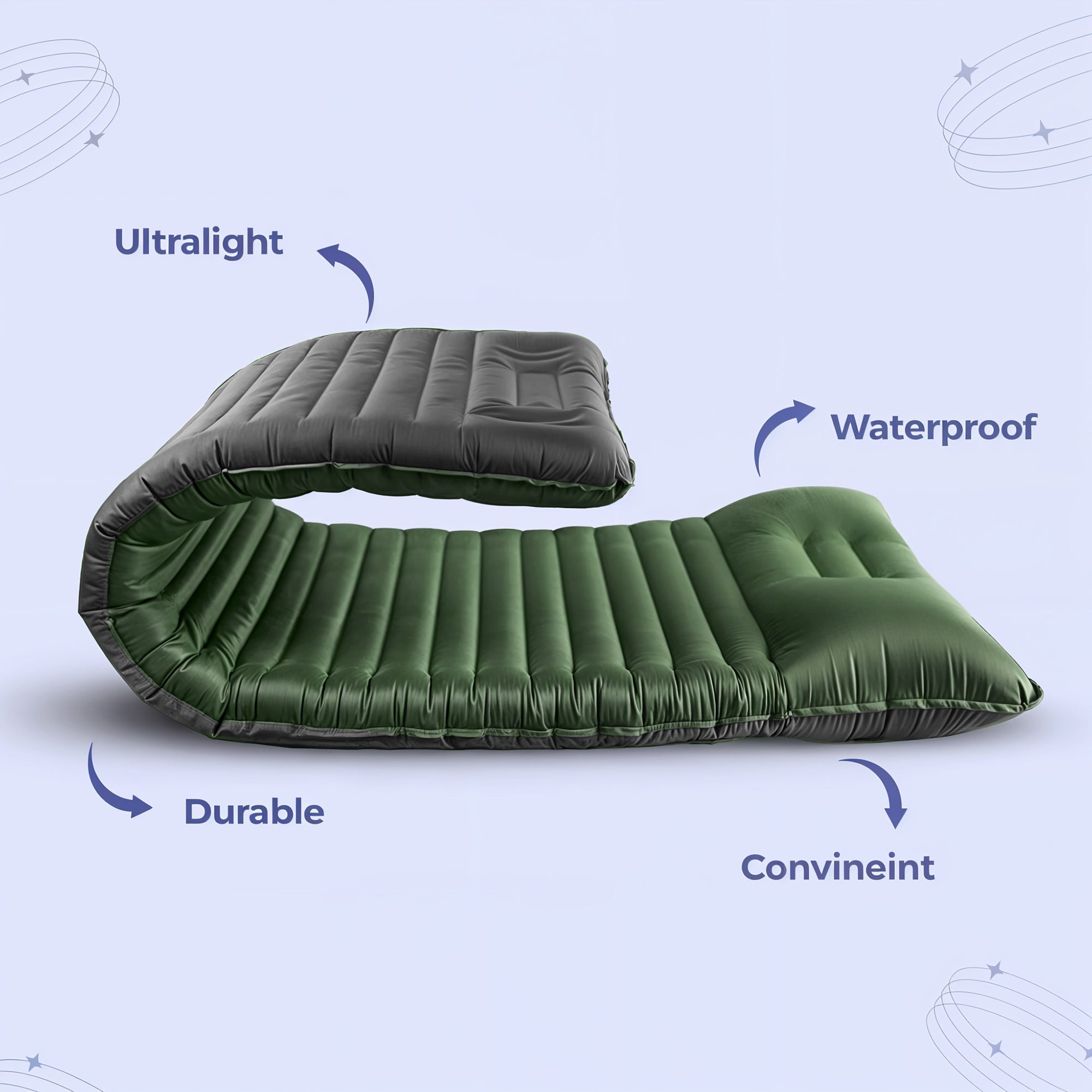 Adventure Ready Air Mattress With Foot Pump For Outdoor Comfort - Ormexis