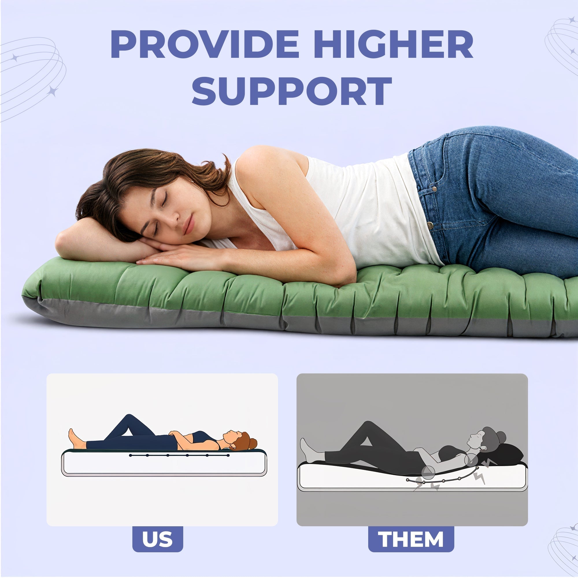 Adventure Ready Air Mattress With Foot Pump For Outdoor Comfort - Ormexis