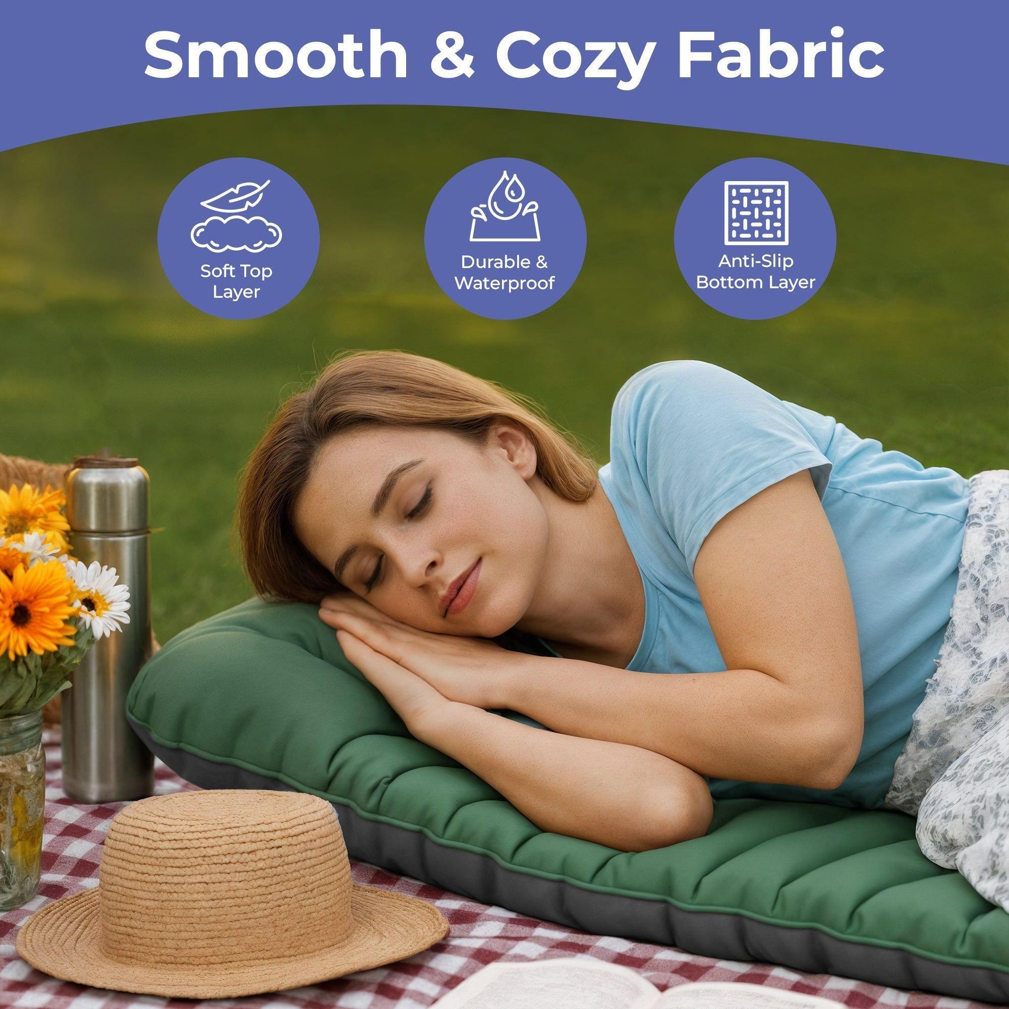 Adventure Ready Air Mattress With Foot Pump For Outdoor Comfort - Ormexis