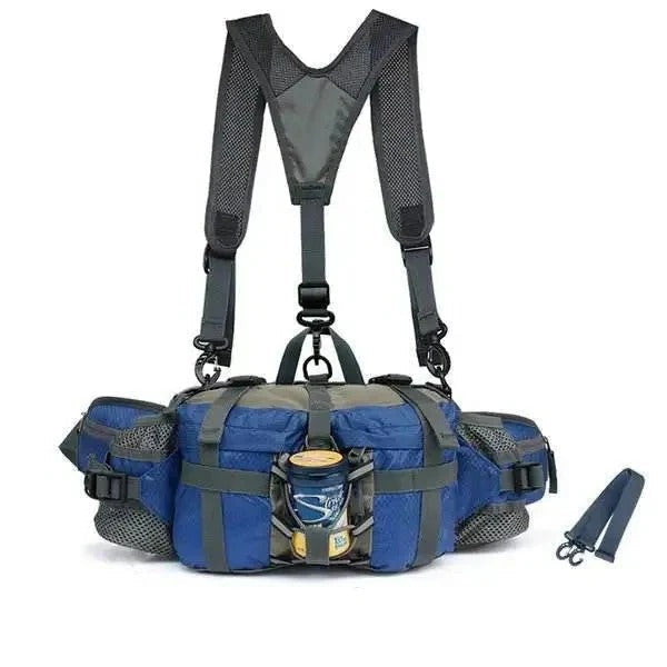 Eventyrklar kompakt bæltetaske med justerbar rem til udendørs brug - Ormexis