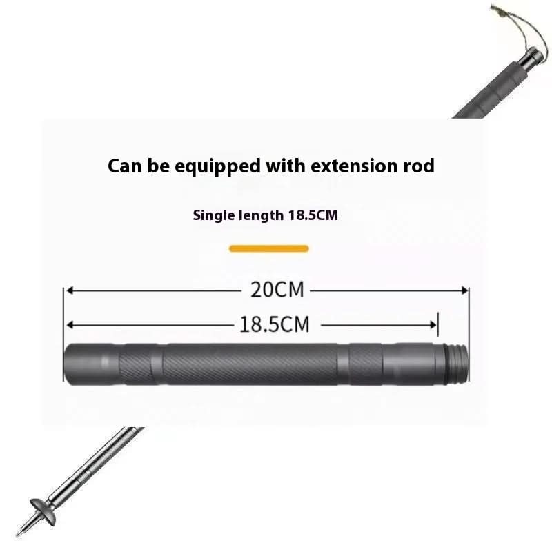 Adventure Ready Folding Trekking Pole With Integrated Multi Tool For Outdoors - Ormexis