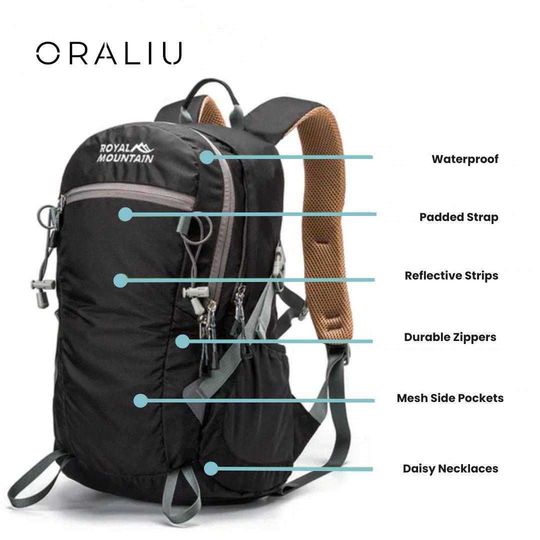 Mochila Outdoor Impermeável Adventure Ready 30L para Caminhadas e Viagens - Ormexis