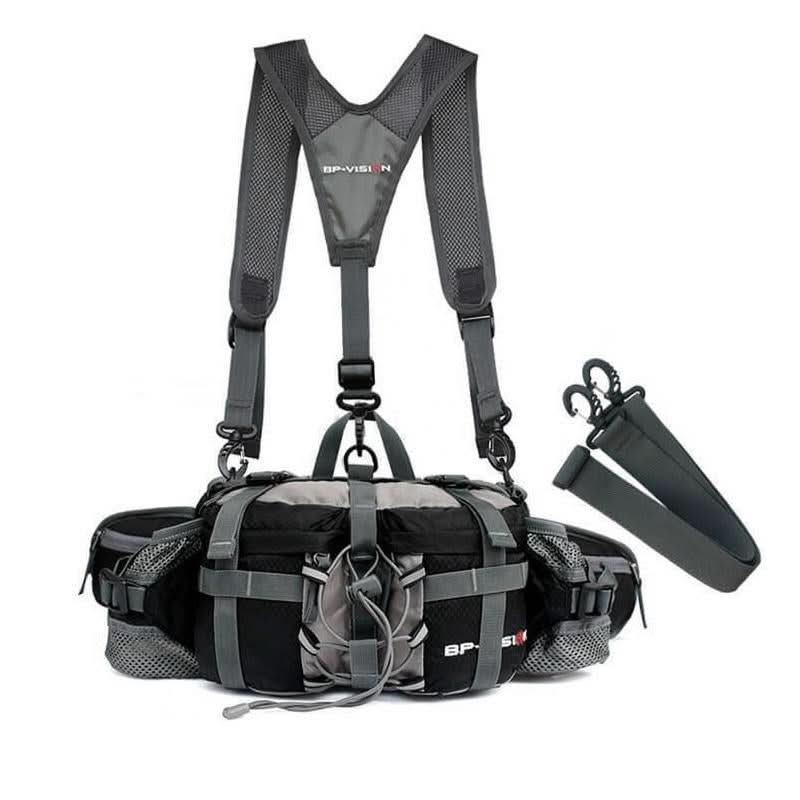 Adventure Ready Waterproof Waist Pack With Dual Bottle Holders - Ormexis
