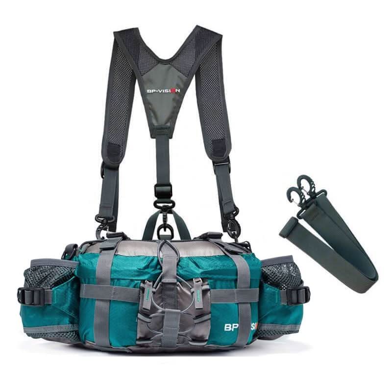 Adventure Ready Waterproof Waist Pack With Dual Bottle Holders - Ormexis