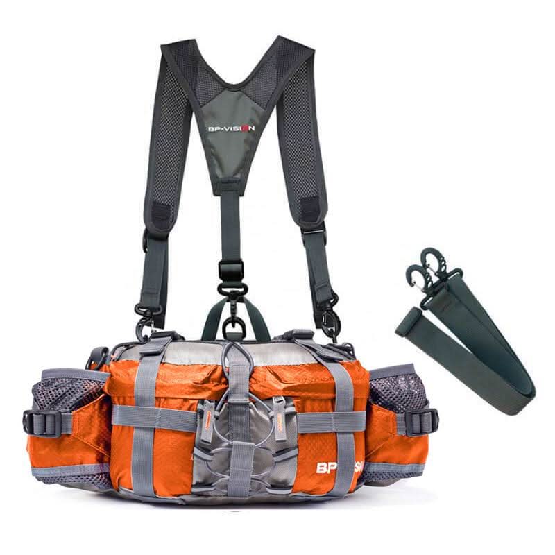 Adventure Ready Waterproof Waist Pack With Dual Bottle Holders - Ormexis