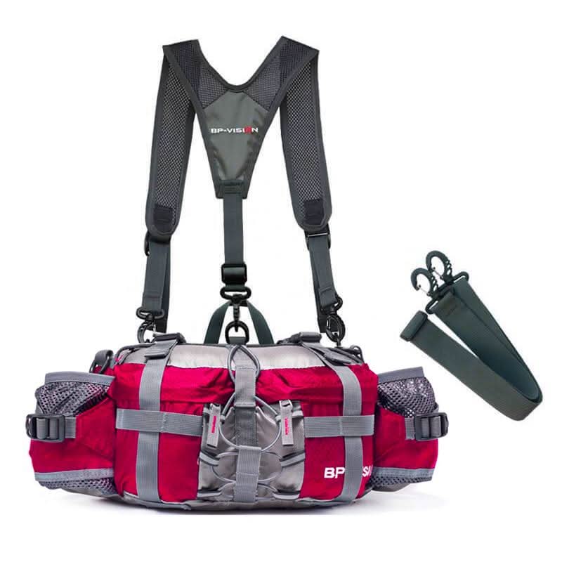 Adventure Ready Waterproof Waist Pack With Dual Bottle Holders - Ormexis