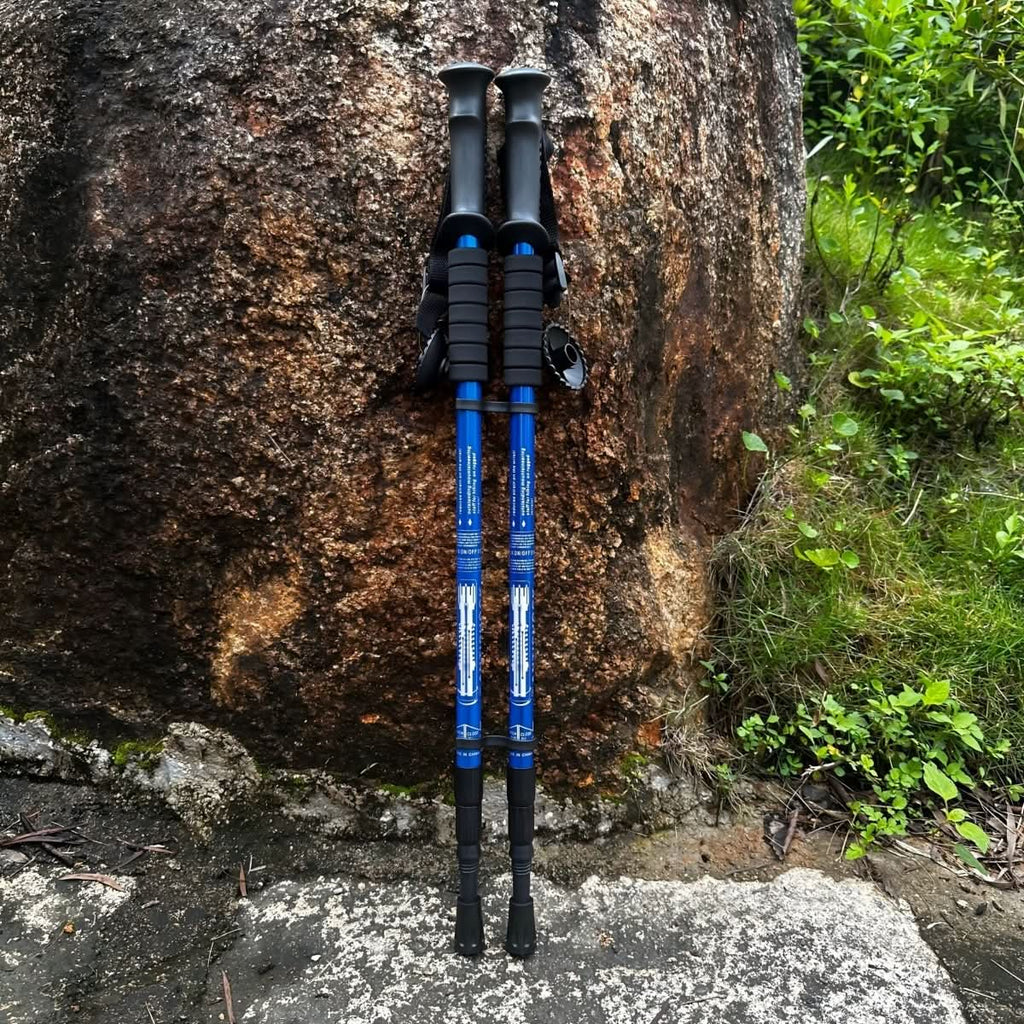 Adventure Trek nastavitelné lehké hliníkové trekové hole s absorpcí nárazů - Ormexis