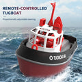Adventure Tugboat Dual Motors RC Boat With Long Range Control For Thrilling Water Fun - Ormexis
