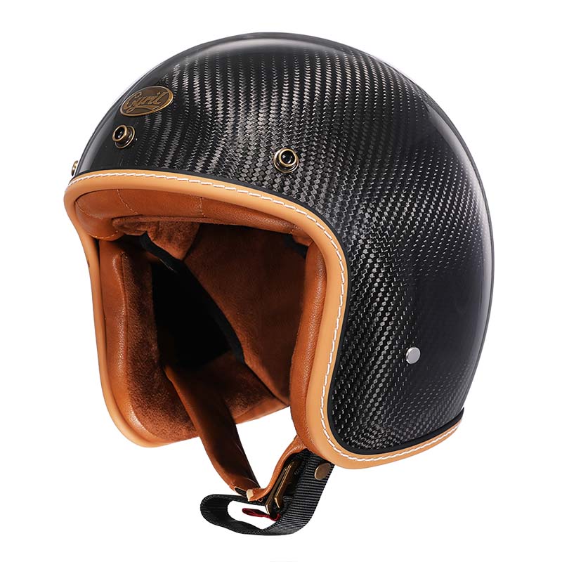 Přilba na motorku v retro stylu série Aero39 s certifikací DOT a ECE, nízký profil - Ormexis