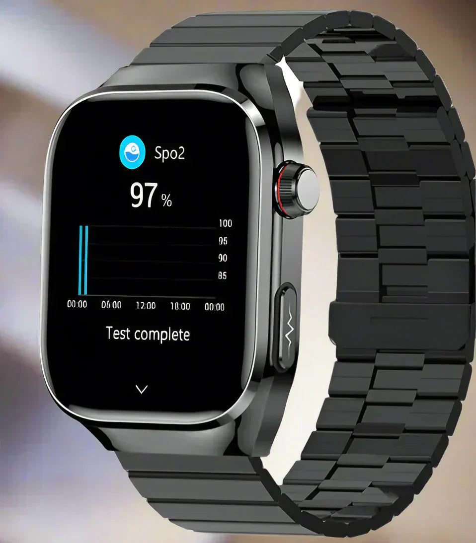 AeroPulse Wellness Smartwatch With Bluetooth Connectivity And Advanced Health Tracking - Ormexis