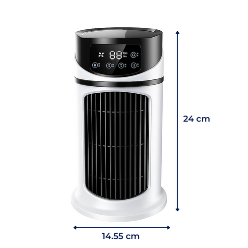 Aeromist draagbare USB-luchtkoeler en luchtbevochtiger voor op het bureau met snelle koeling Ormexis