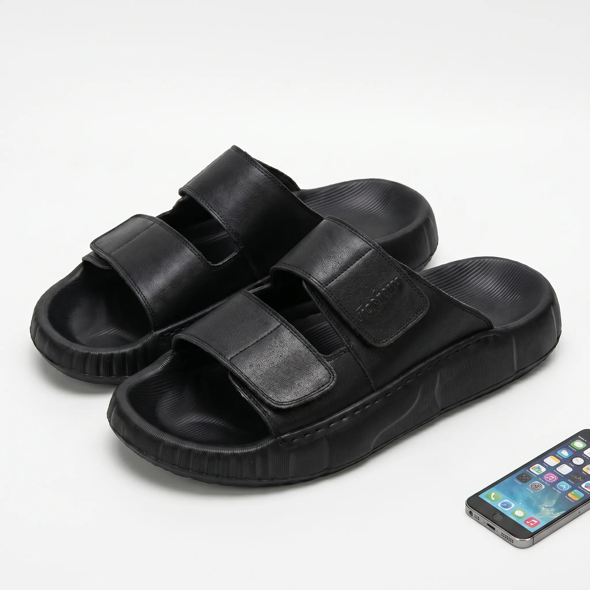Chunky verstellbare Slide-Sandale – Für den täglichen Einkauf – Ormexis