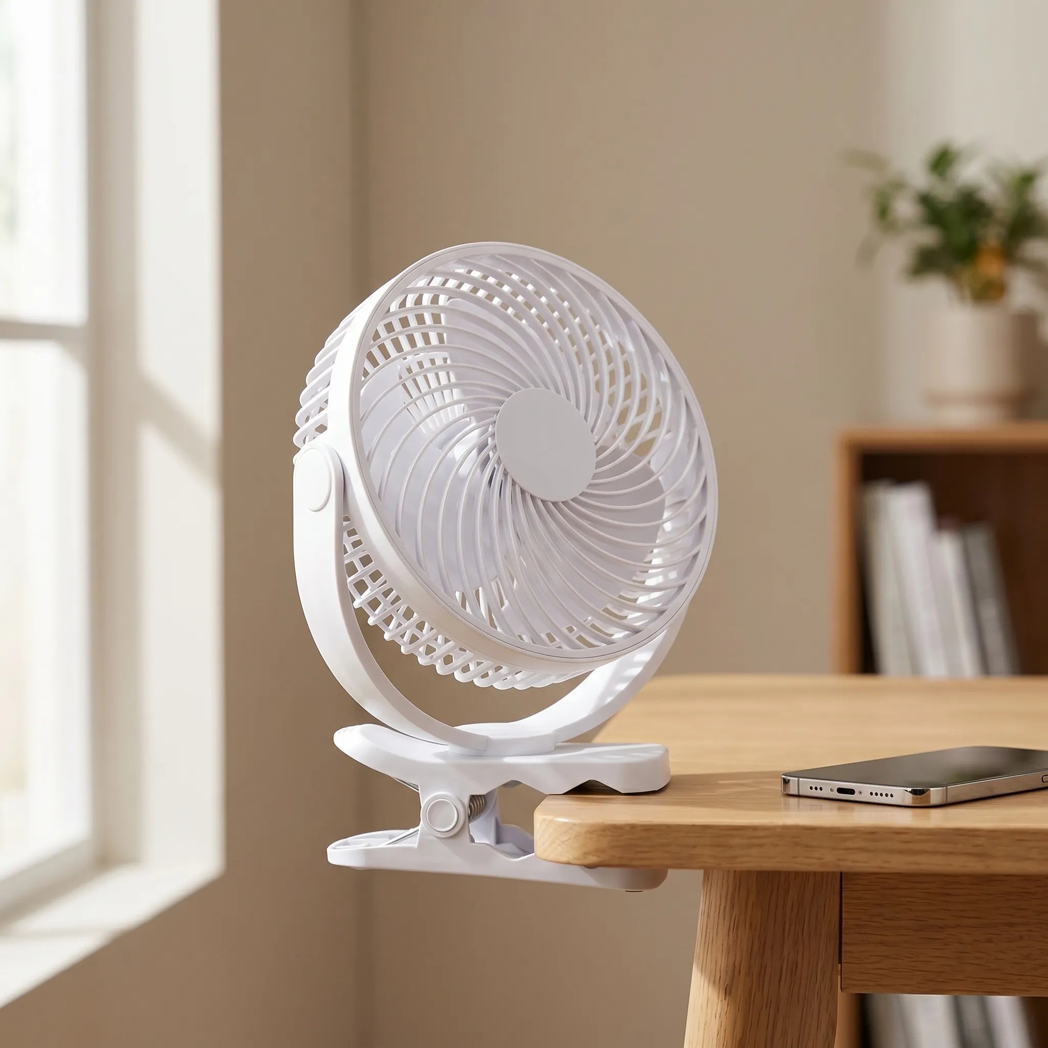 Ventilator compact USB cu clemă - Răcire personală direcționată - Ormexis