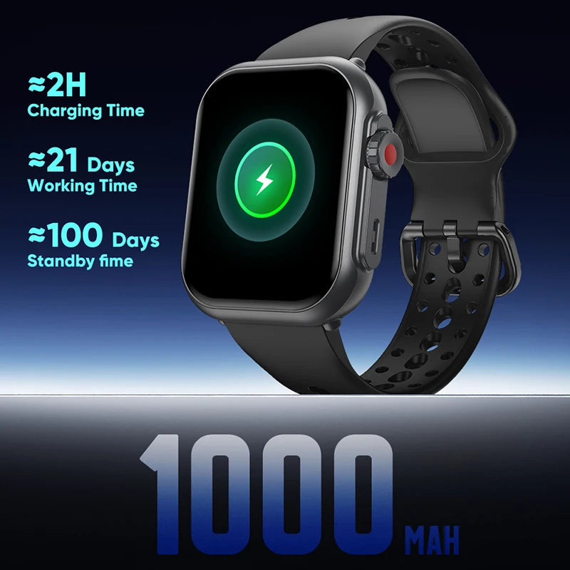 Aether PRO 2 Health And Fitness Smartwatch With Bluetooth Calling And Over 100 Sports Modes - Ormexis