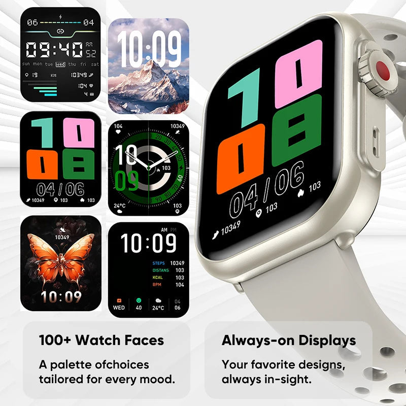 Aether PRO 2 Health And Fitness Smartwatch With Bluetooth Calling And Over 100 Sports Modes - Ormexis