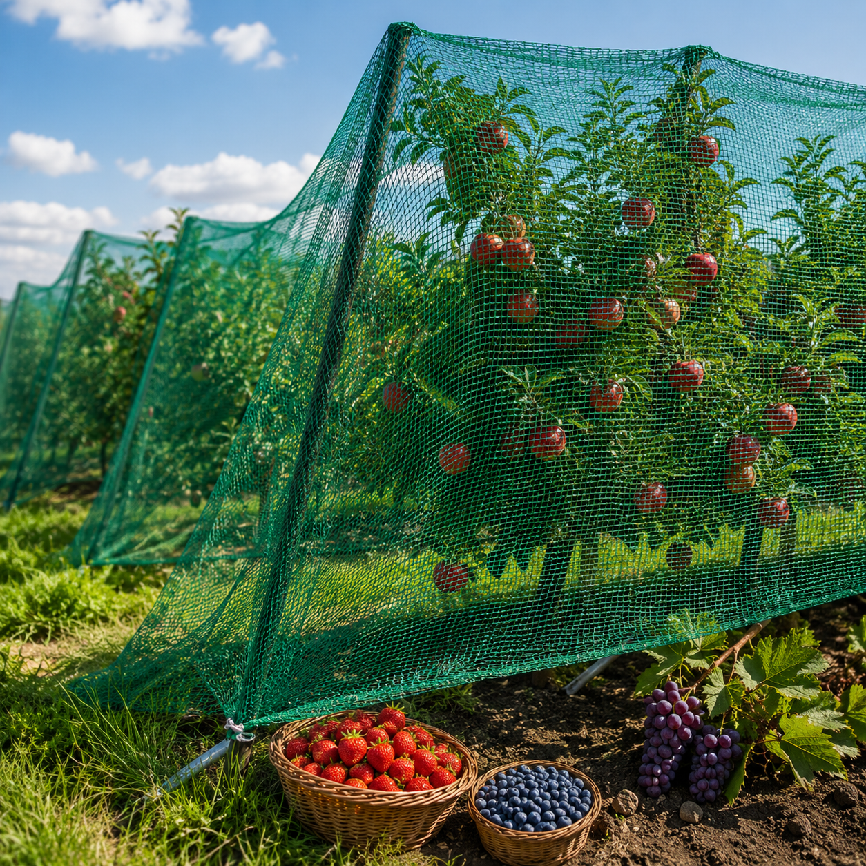 AgriNet Pro UV odolná lehká zahradní síť proti ptákům a jelenům - Ormexis