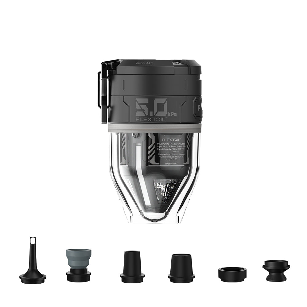 AirBlaze Pro Compact Electric Pump With LED Lantern For Quick Outdoor Inflation - Ormexis