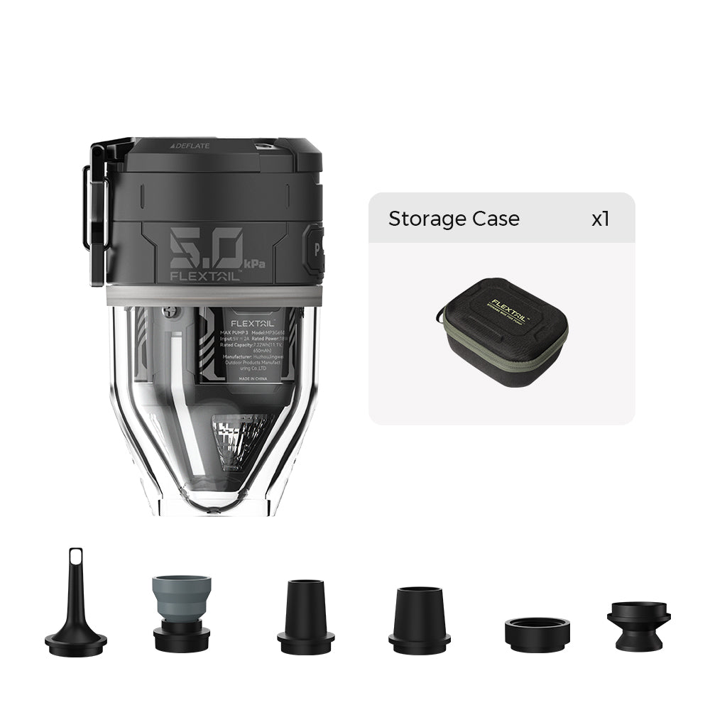 AirBlaze Pro Compact Electric Pump With LED Lantern For Quick Outdoor Inflation - Ormexis