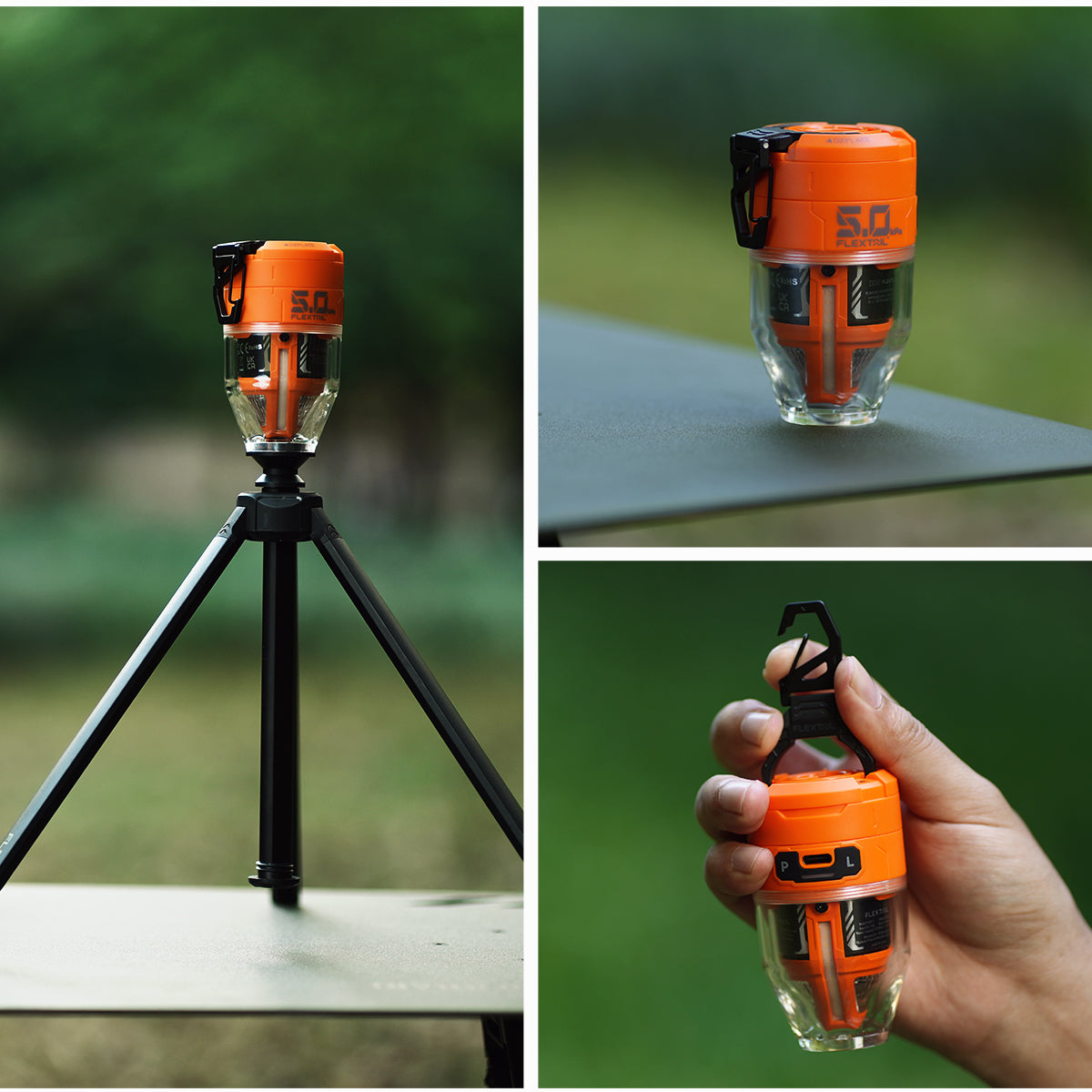 AirBlaze Pro Compact Electric Pump With LED Lantern For Quick Outdoor Inflation - Ormexis