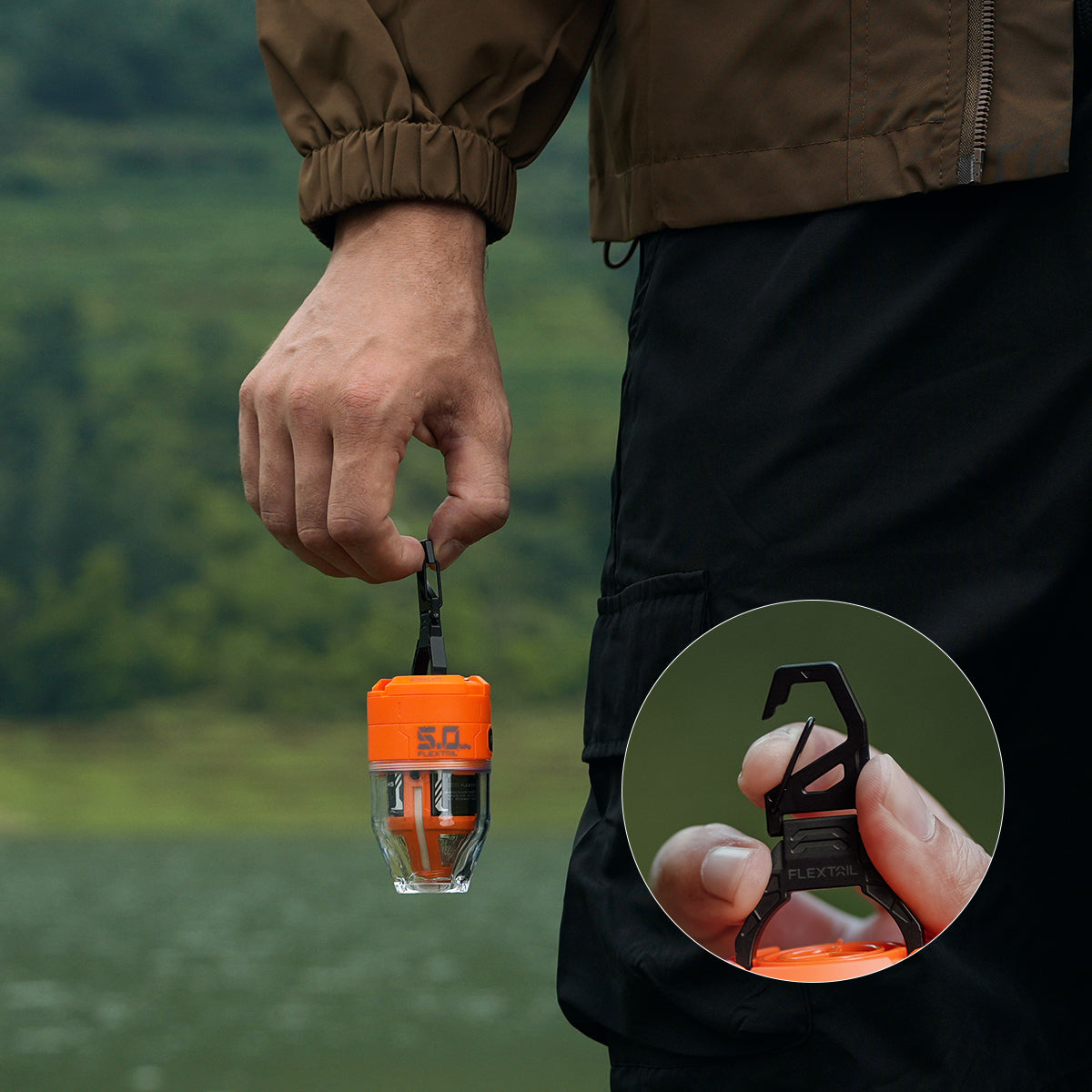 AirBlaze Pro Compact Electric Pump With LED Lantern For Quick Outdoor Inflation - Ormexis