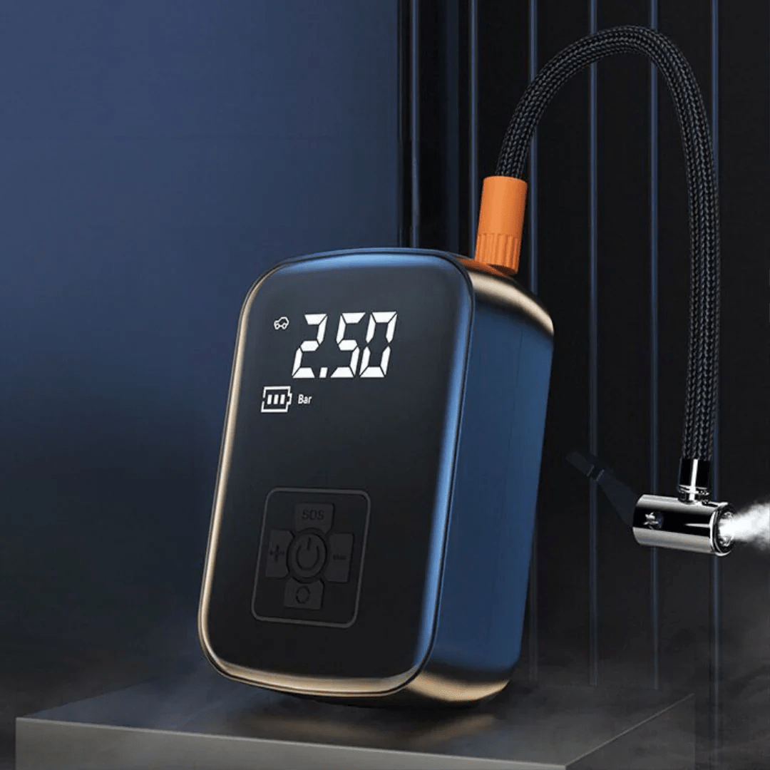 AirSwift Pro Compact Electric Air Pump With LED Light And Multiple Nozzles - Ormexis