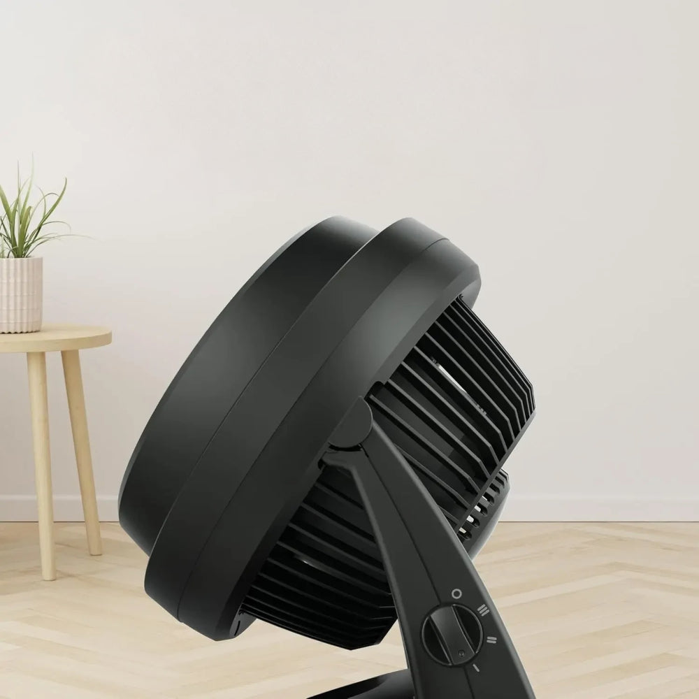 Airflow Master Floor Fan With 3 Speeds, Compact Design For Air Circulation - Ormexis