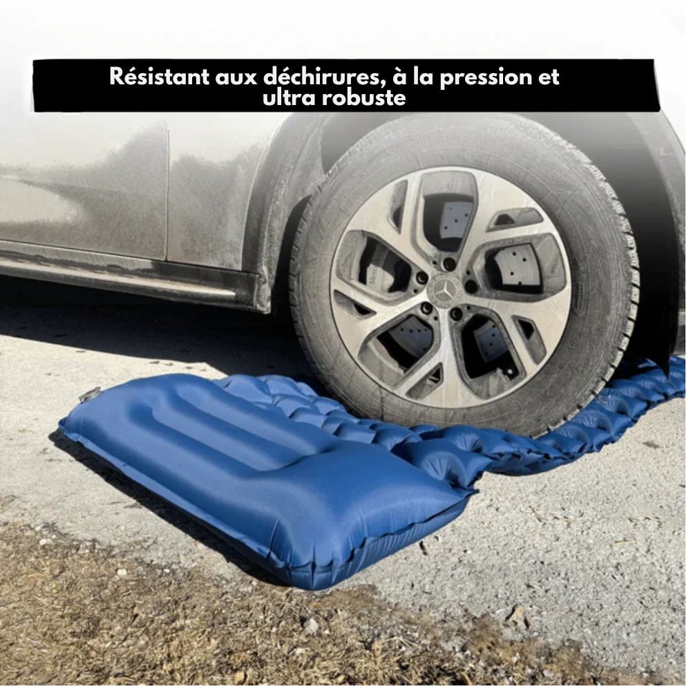 Airtrek Mat Compact Air Bed For Camping With Built In Pillow And Foot Pump - Ormexis
