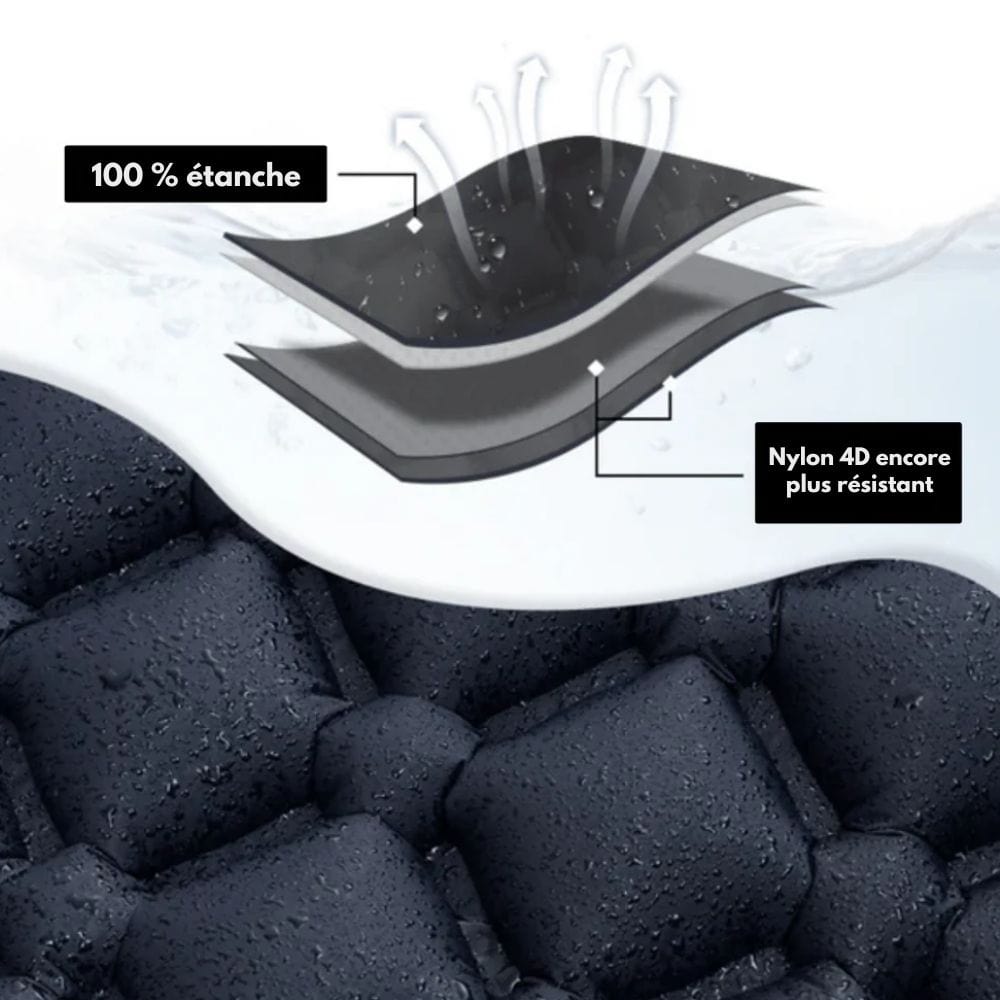Airtrek Mat Compact Air Bed For Camping With Built In Pillow And Foot Pump - Ormexis
