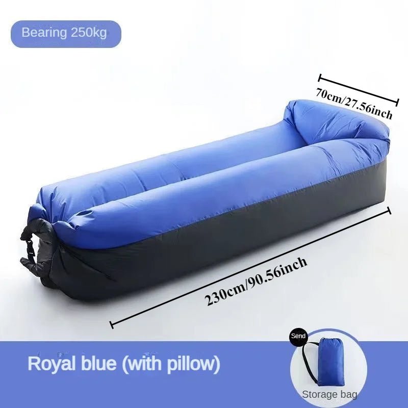 Airvana Portable Inflatable Outdoor Couch With Ergonomic Headrest - Ormexis