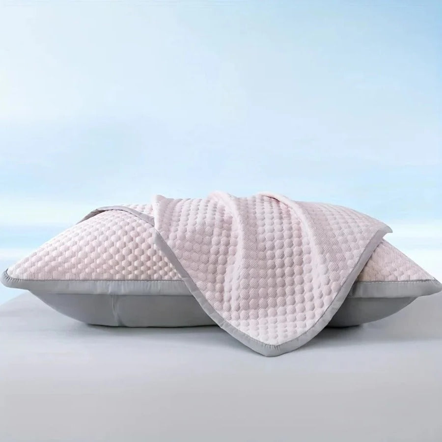 Airy Comfort Bedding Set With Cooling Fitted Sheet And Pillowcases For Hot Sleepers - Ormexis