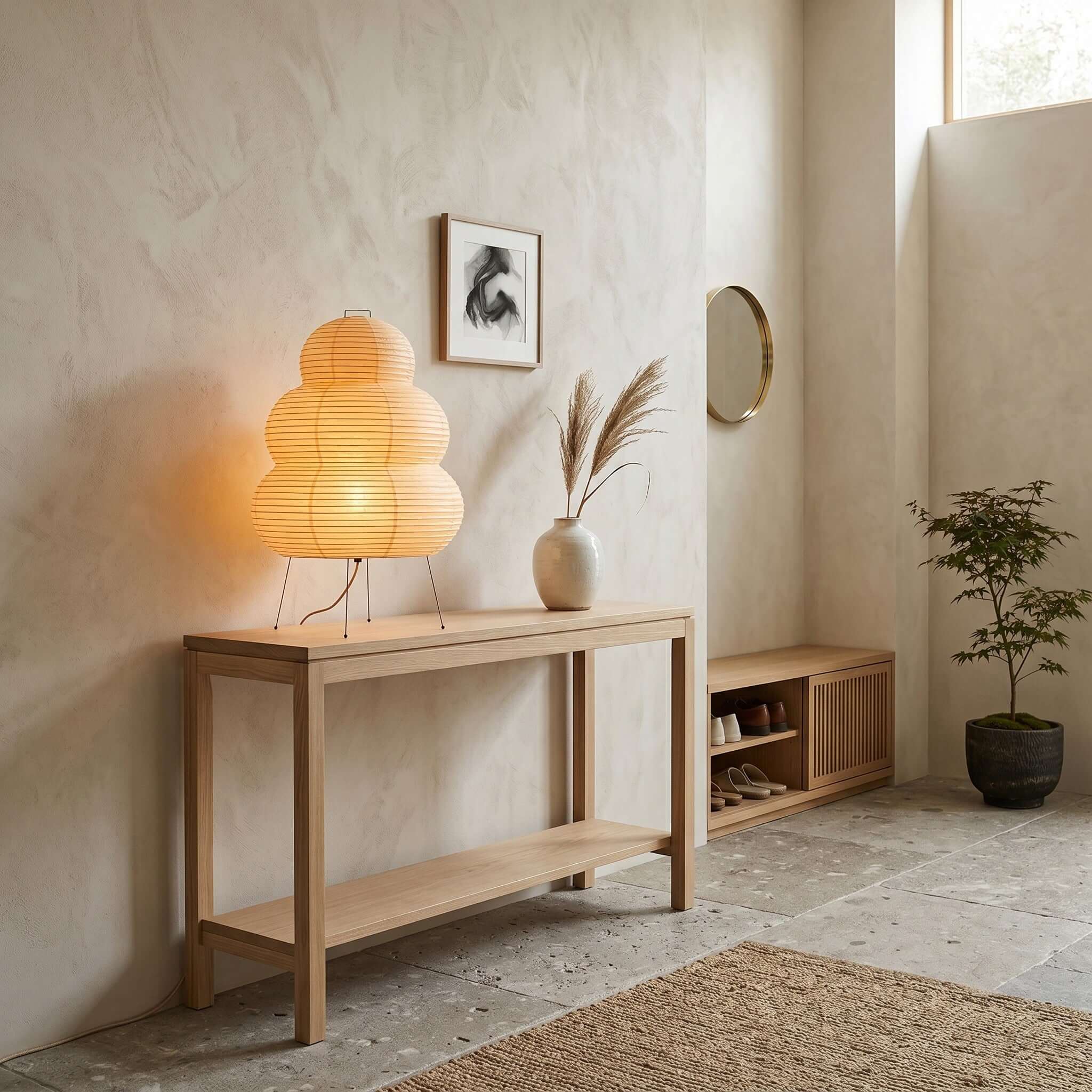 Akari-papirbordlampe | Ormexis
