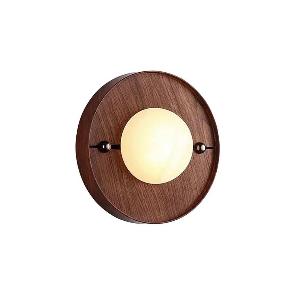 Industrial Alabaster Sphere Sconce | Ormexis