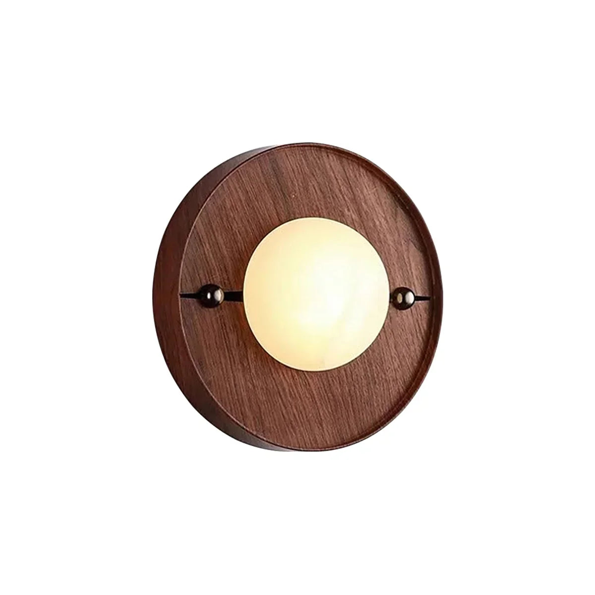 Industrial Alabaster Sphere Sconce | Ormexis