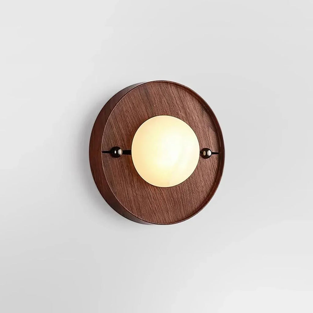 Industrial Alabaster Sphere Sconce | Ormexis