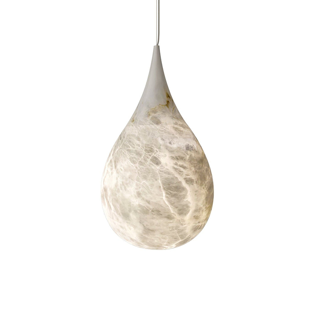 Nastrojowa lampa wisząca z alabastru | Ormexis