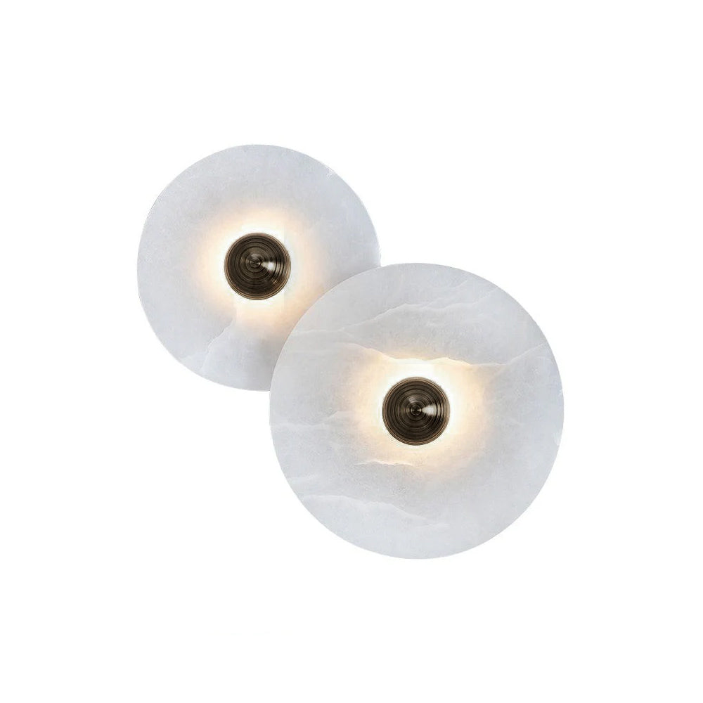 AlabasterGlow Wall Sconce With Soft Warm Light For Stylish Home Decor - Ormexis