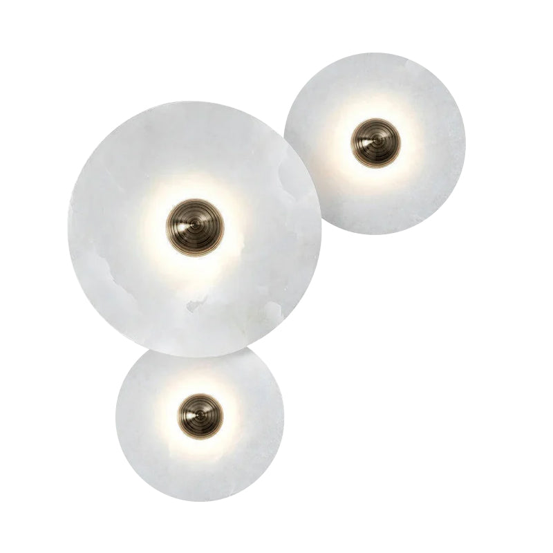 AlabasterGlow Wall Sconce With Soft Warm Light For Stylish Home Decor - Ormexis