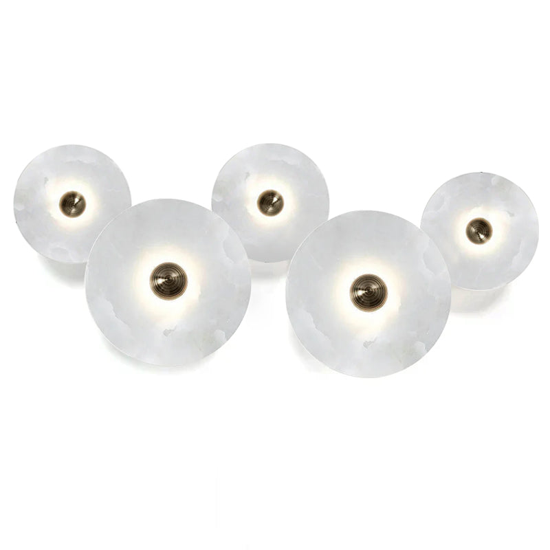 AlabasterGlow Wall Sconce With Soft Warm Light For Stylish Home Decor - Ormexis