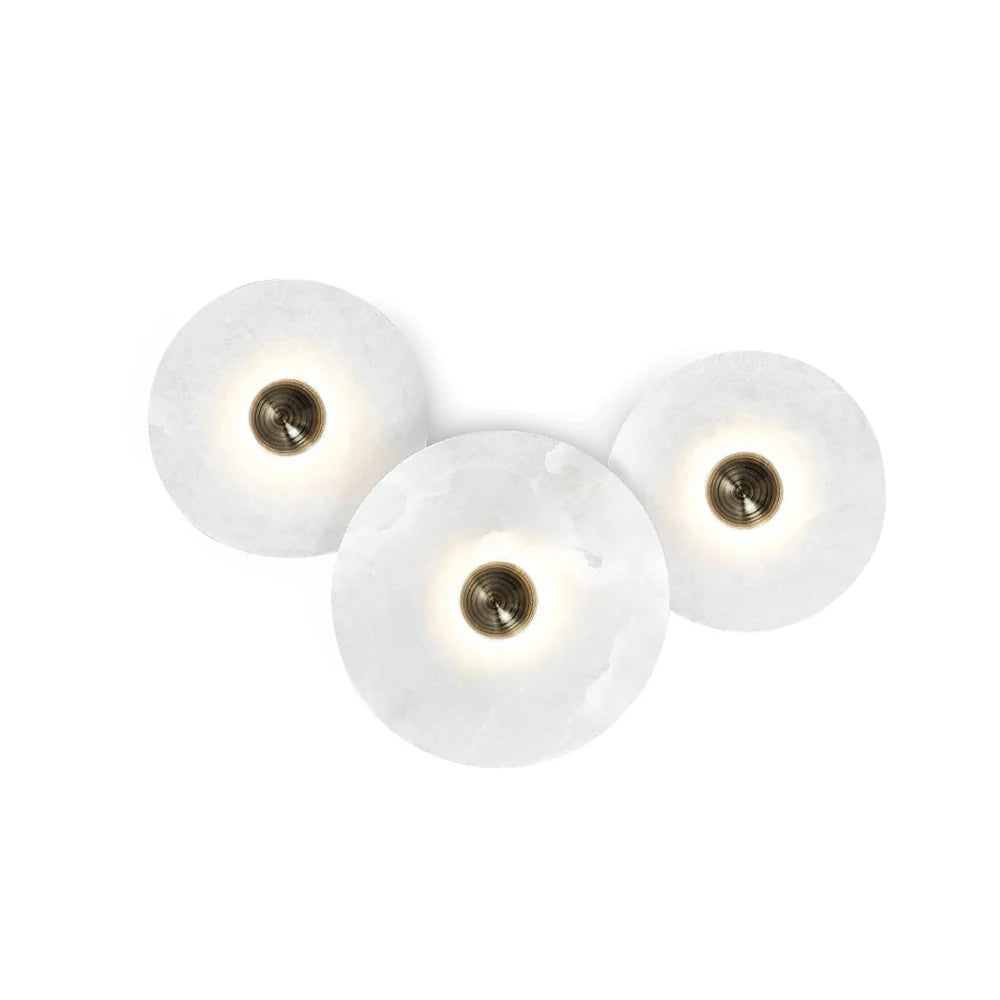 AlabasterGlow Wall Sconce With Soft Warm Light For Stylish Home Decor - Ormexis