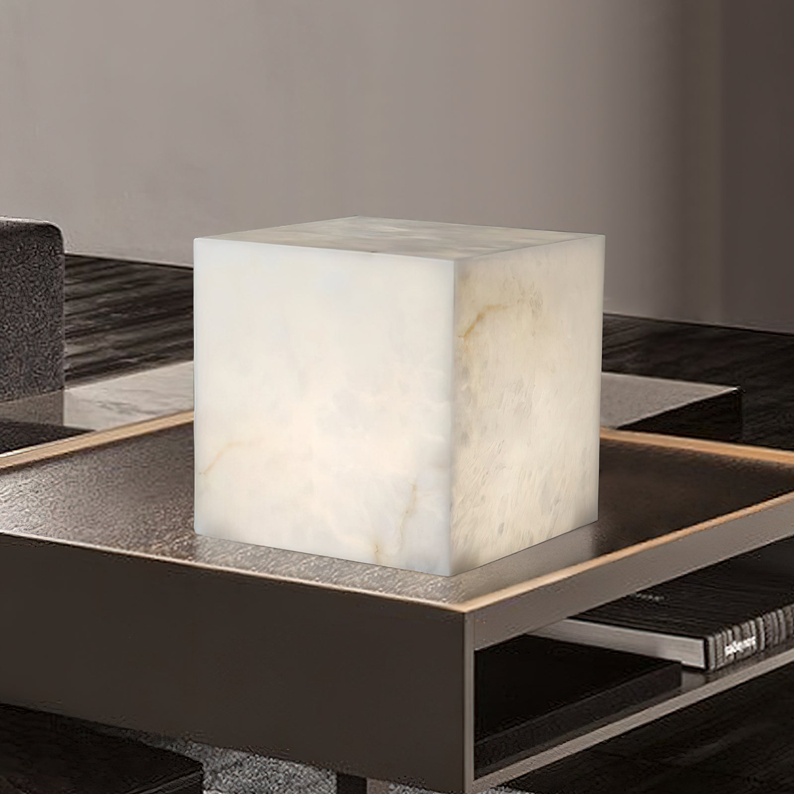 Minimalistisk monolitisk bordlampe | Ormexis