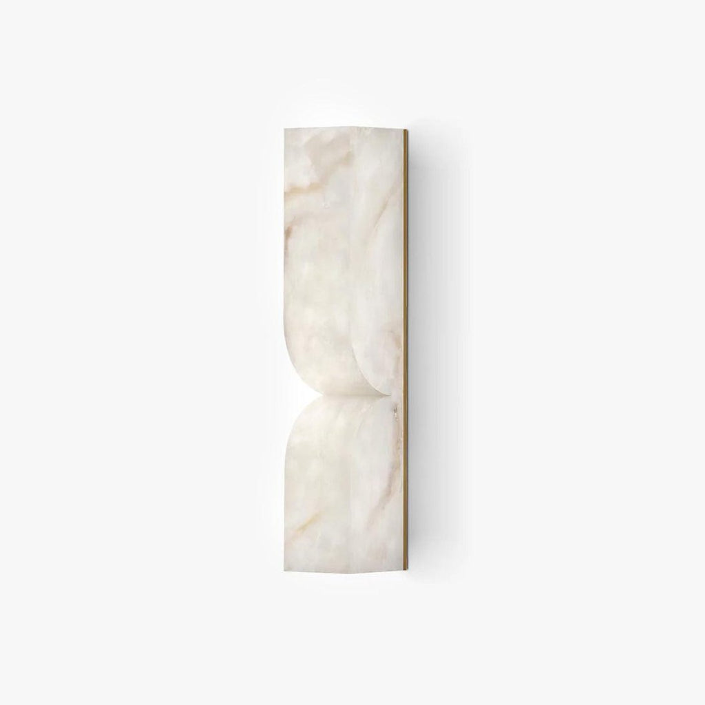 Alabaster Essence LED Wall Light Sculptural Design For Indoor Spaces - Ormexis