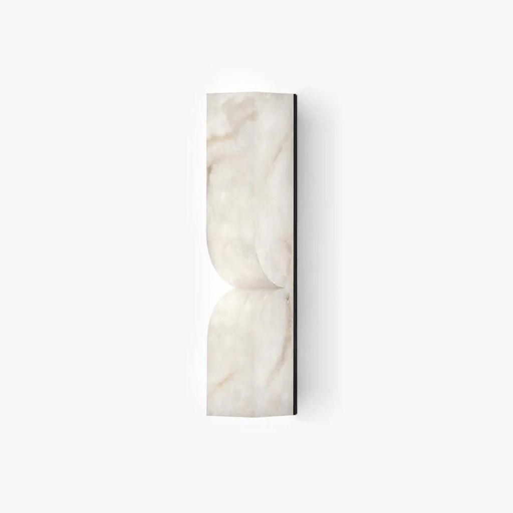 Alabaster Essence LED Wall Light Sculptural Design For Indoor Spaces - Ormexis