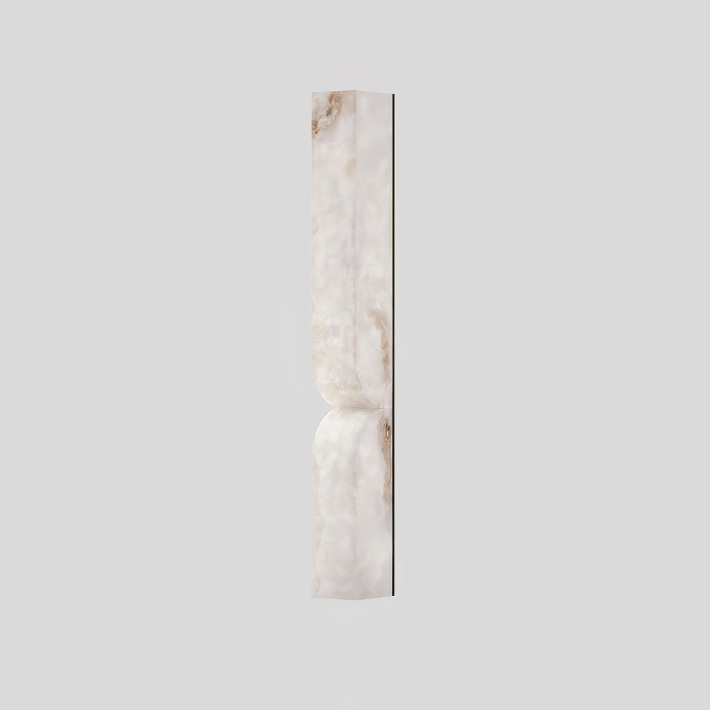 Alabaster Essence LED Wall Light Sculptural Design For Indoor Spaces - Ormexis