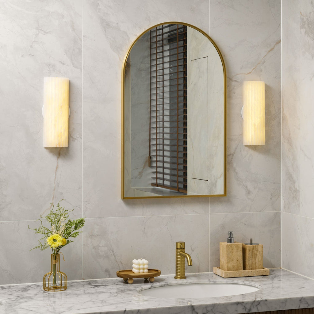 Rula Alabaster Wall Light | Ormexis