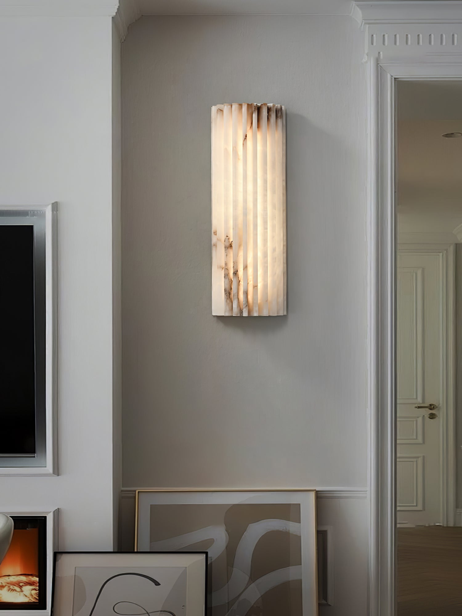 Rula Alabaster Wall Light | Ormexis