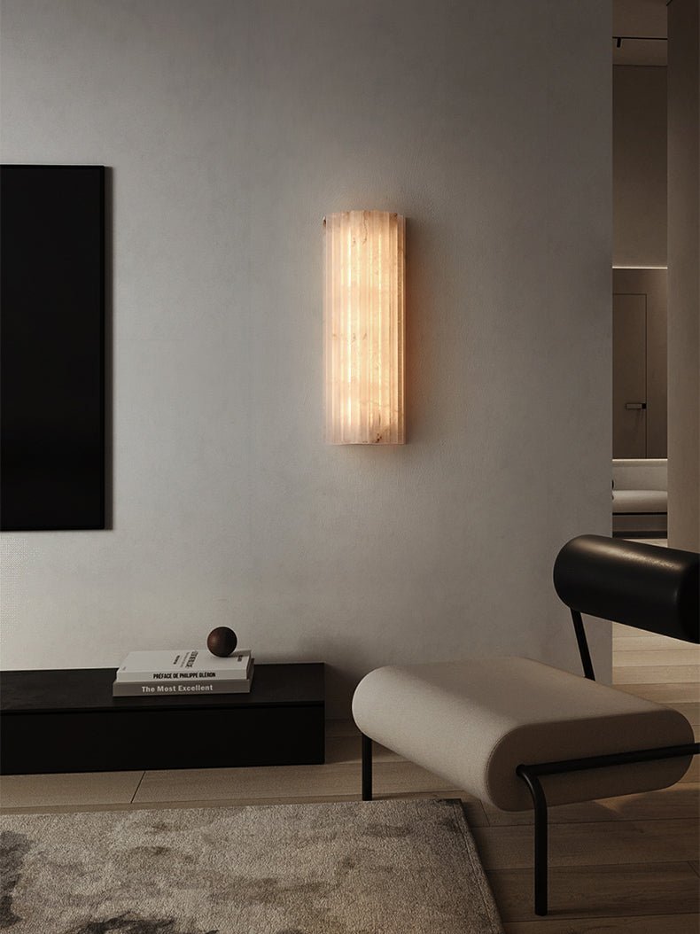 Rula Alabaster Wall Light | Ormexis