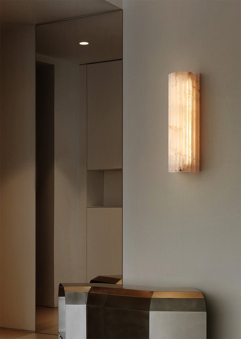 Rula Alabaster Wall Light | Ormexis