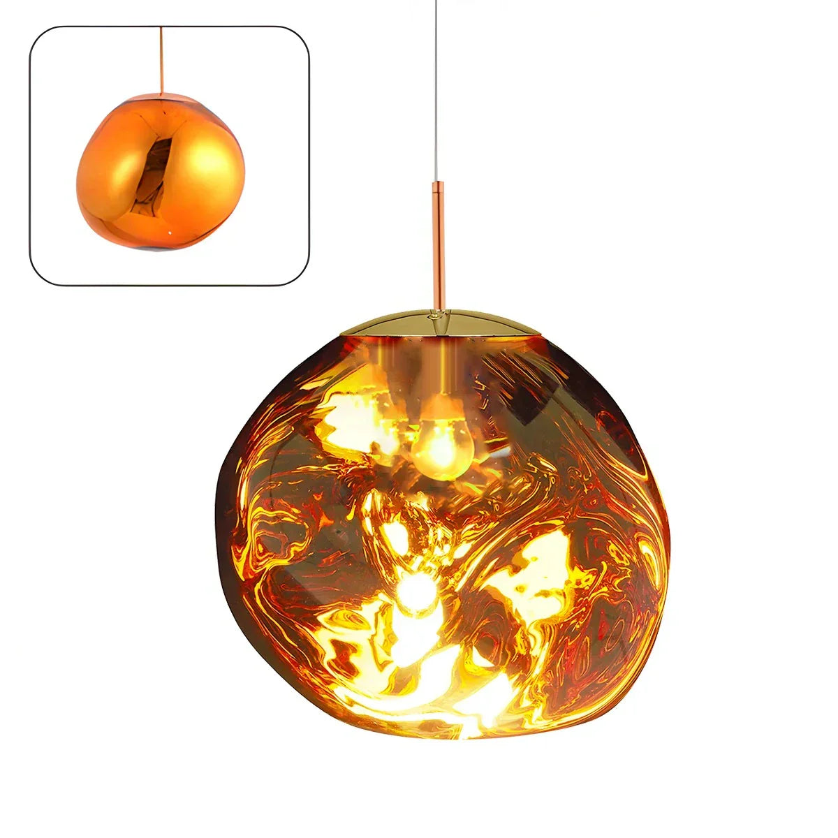 Lux Lava Flow Pendant Light For Dining Room Modern Design