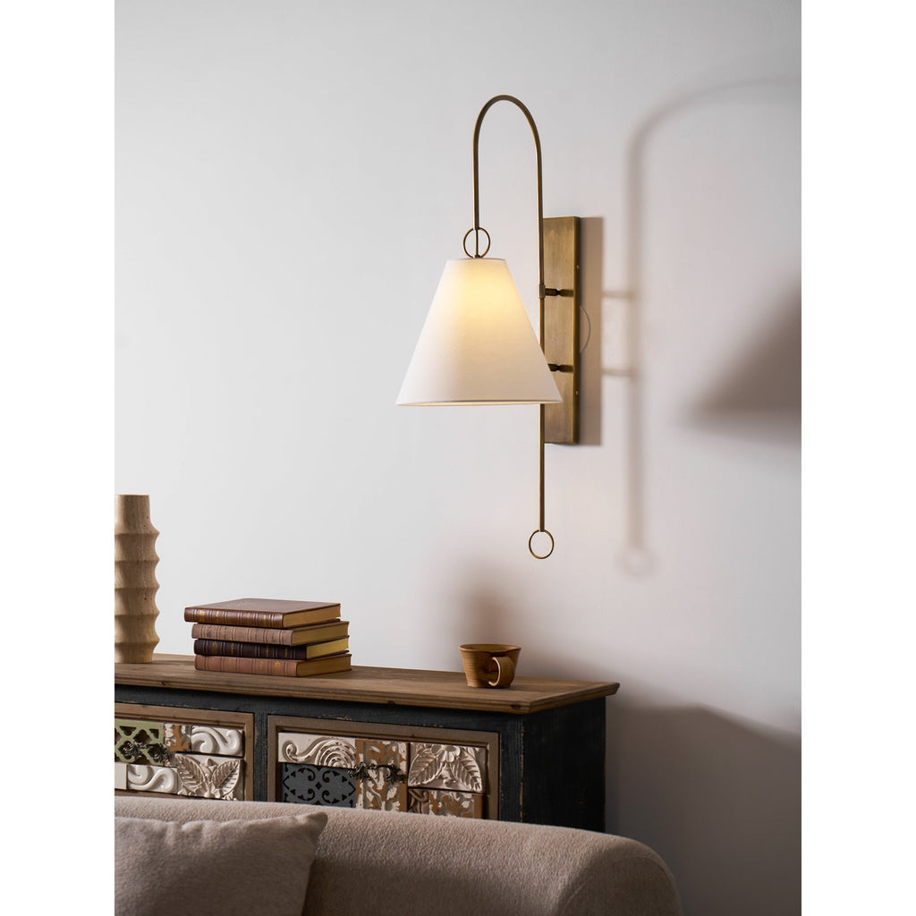 Aplique de parede arqueado contemporâneo | Ormexis